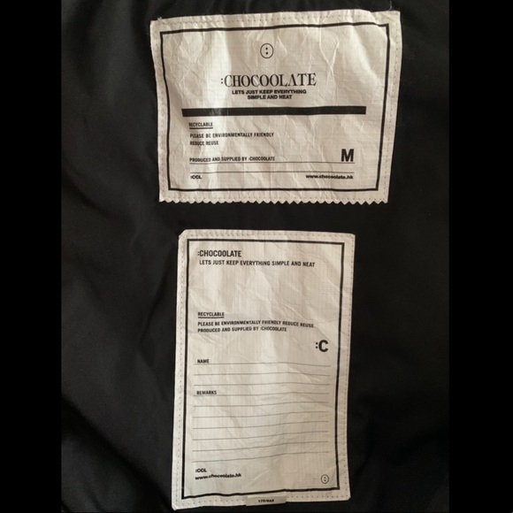 Chocoolate Varsity Long Bomber Jacket - Picture 2 of 2